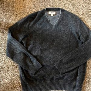 Joseph Abboud V-Neck Sweater Dark Grey in XXL